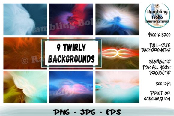 9 Twirly Backgrounds: Elevate Your Design Projects Instantly