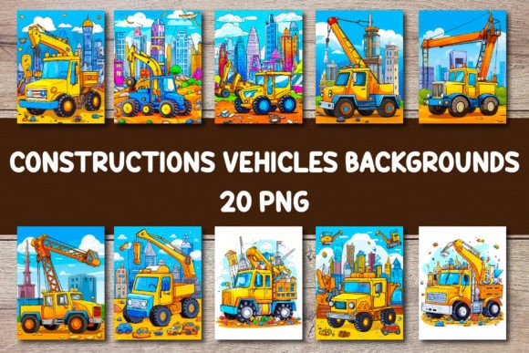 Construction Vehicles Backgrounds: Your Blueprint for Creative Covers
