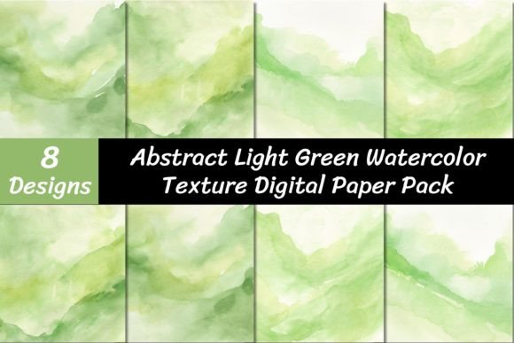 Discover the Organic Elegance of Green Watercolor Texture Backgrounds