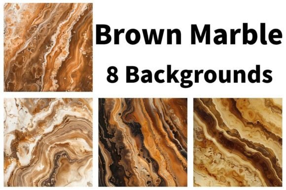 Elevate Your Designs with Brown Marble Backgrounds