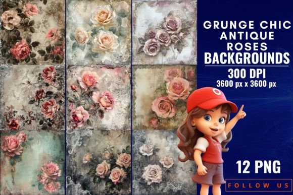 Grunge Chic Antique Roses: A Designer's Guide to Vintage Texture