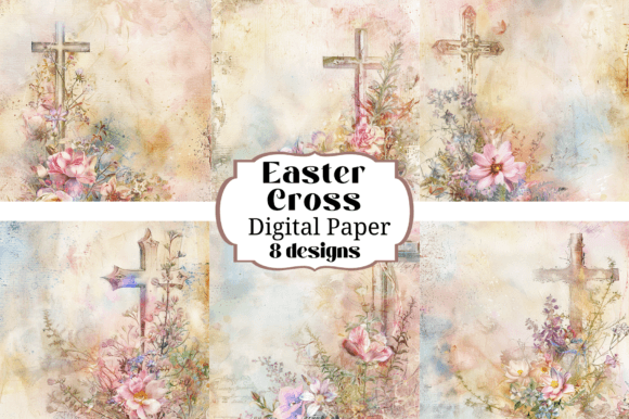 Infuse Easter Designs with Authentic Watercolor Crosses
