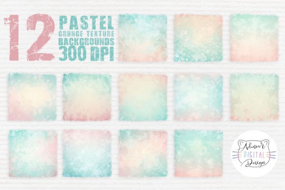 Infuse Vintage Charm with Pastel Grunge Texture Backgrounds
