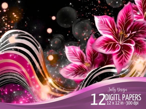 Mastering Pink & Black Liquid Flow Art Backgrounds