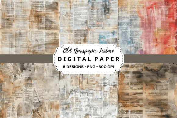 Old Newspaper Texture Backgrounds: A Designer's Secret Weapon