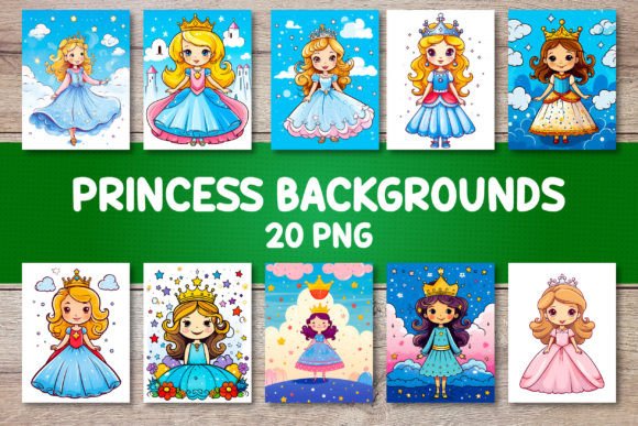 Princess Backgrounds for Covers: A Royal Asset for Designers