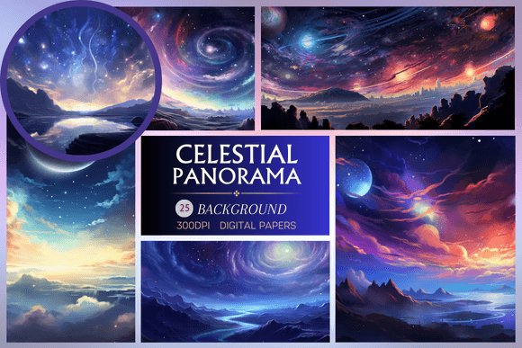 Stellar Visuals: Elevate Projects with Celestial Panorama Backgrounds