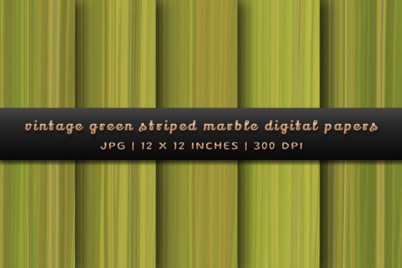 Timeless Elegance: Mastering Vintage Green Striped Marble