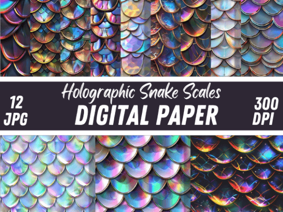 Unleashing Iridescent Magic with Holographic Snake Scales