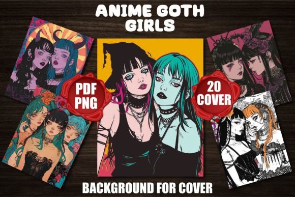 Unveiling Dark Elegance: Anime Goth Girls Backgrounds
