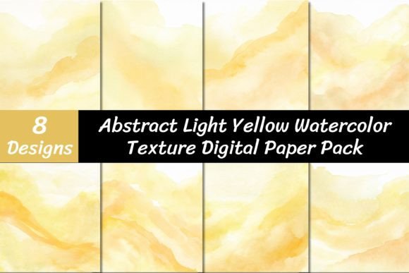 Warmth and Softness: Using Yellow Watercolor Texture Backgrounds